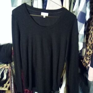 Black Wilfred free long sleeve top